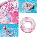 Produktbild: AUSWAHL: Intex Schwimmring Glitzer - XXL Schwimmreifen Glitter Lounge Gold Pink