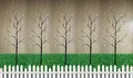 Produktbild: Gartenpirat LED-Baum 5er Set beleuchtet schwarz 120 cm Erdspieß Weihnachten außen