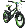 Produktbild: BIKESTAR Kinder Fahrrad ab 4 Jahre | 14 Zoll Urban Jungle | Schwarz & Grün - Grün