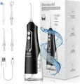Produktbild: DM14 Munddusche – Kabelloser Water Flosser mit 4 Modi  4 Aufsätzen – Zahndusc...