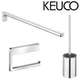 Produktbild: Keuco Moll Badzubehör Handtuchhalter Toilettenpapierhalter Bürstengarnitur Set
