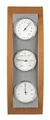Produktbild: TFA Dostmann Analoge Wetterstation, aus Holz, Barometer, Thermometer, Hygrometer, braun