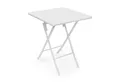 Produktbild: relaxdays Klapptisch Gartentisch klappbar BASTIAN, Weiß