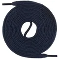 Produktbild: Mount Swiss Schnürsenkel flache Premium-Schnürsenkel aus 100% Baumwolle, reißfest, 7 mm breit blau 200 cm / 7 mm breit