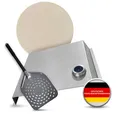Produktbild: Pizzaset für den Grill – Komplettlösung mit Pizzastein, Pizzaschieber & Haube