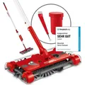 Produktbild: Swivel Sweeper Akku-Besen mit Wischfunktion Kabellos beutellos & wiederaufladbar mit Knickgelenk 360° Rotation Maximal flexibel Mühelose Reinigung - Rot