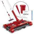 Produktbild: Swivel Sweeper Akku-Besen - einfache Krümelaufnahme - Kabellos, beutellos & wiederaufladbar - Bodenfeger mit rückenschonendem Knickgelenk & 360° Rotation - Maximale Flexibilität - Mühelose Reinigung