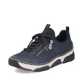 Produktbild: Rieker Damen Low-Top Sneaker 45973, Frauen Halbschuhe,Plateausohle,straßenschuhe,Strassenschuhe,Sportschuhe,Freizeitschuhe,blau (15),40 EU / 6.5 UK