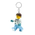 Produktbild: LEGO Minifiguren Schlüsselanhänger Licht – Krankenschwester – 7,6 cm große Figur