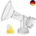 Produktbild: Einteilige Brustauflage mit Ventil und Membran für Medela-Milchpumpen;