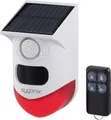 Produktbild: Sygonix Mini-Alarmanlage Weiß, Rot mit LED, mit Bewegungsmelder, mit Fernbedienung, mit Solar, mit WLAN 120 dB SY-6515320