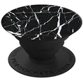 Produktbild: PopSockets Ausziehbarer Sockel und Griff für Smartphone/Tablet Schwarz Marble