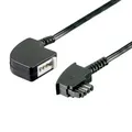 Produktbild: 10m TAE Verlängerung TAE-F Stecker Buchse Telefonkabel Festnetzkabel 4-polig