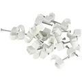 Produktbild: REV Kabelschellen, 100 St. Nagelschellen, Kabelhalter, 10-14mm, Nagellänge 25mm, weiss