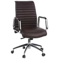 Produktbild: Chefsessel Aspera Silberfarben/Dunkelbraun