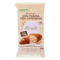 Produktbild: Bauli Cornetti con Farina Integrale e Zucchero di Canna Grezzo Croissant mit Vollkornmehl und Rohrohrzucker Packung à 222g, Jede Packung enthält 6 Croissants à 37g