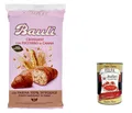 Produktbild: 12x Bauli Cornetti con Farina Integrale e Zucchero di Canna Grezzo Croissant mit Vollkornmehl und Rohrohrzucker Packung à 222g, Jede Packung enthält 6 Croissants à 37g + Italian Gourmet polpa 400g