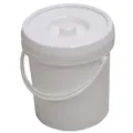 Produktbild: Windeleimer 12 Liter weiß mit Deckel & Bügel weiß