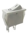 Produktbild: Einbau Wippschalter (2pin), 15A 250VAC, Rahmenmaße 30,5x13,5mm, Weiß