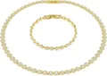 Produktbild: Swarovski Ketten und Armband Set Multipack Schmuck Geschenk Una Angelic (Set, 2-tlg., inkl. Schmuckbox), mit Swarovski® Kristall