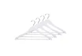 Produktbild: HTI-Living Kleiderbügel Kleiderbügel-Set, 4-teilig Holz, weiß, (4-tlg)