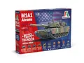 Produktbild: Italeri 35108 1:35 M1A1 Abrams War Thunder - originalgetreue Nachbildung, Modellbau, Plastik Bausatz, Basteln, Hobby, Kleben, Modellbausatz, Zusammenbauen, unlackiert, Militär