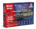 Produktbild: ITALERI, WAR Panzer THUNDER - M1A1 Abrams zum Zusammenbauen und Lackieren, 1/...