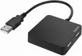 Produktbild: Hama USB A Hub 200121 4 Ports 480 Mbit/s Schwarz