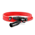 Produktbild: RØDE XLR-3 Hochwertiges XLR-Kabel (3 m, rot)