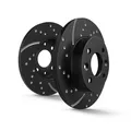 Produktbild: EBC Turbo Groove Disc Sportbremsscheibe EBC106364 für VW Eos Golf 4 Golf 5 Golf