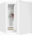 Produktbild: Exquisit Mini-Kühlschrank KB05-V-040E | 40 Liter | leise 39 dB | Energieklasse E | kompakt 51x44x47 cm | weiß, E (Spektrum A bis G)