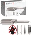 Produktbild: Remington Lockenstab 5in1 Welleneisen, Rundbürste 38mm, 3 Lockenaufsätze CI41MS5