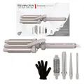 Produktbild: REMINGTON Lockenstab 5in1 MultiStyler Welleneisen Rundbürste Beach Waves Spiral