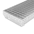 Produktbild: Gitterroststufen 1000x240 mm - Maschenweite 30x30 mm,verzinkt, rutschhemmend, wetterbeständige Treppenstufen aus Metall – ideal für Innen & Außen