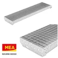 Produktbild: Gitterroststufe Treppenstufe Metallstufe 1000x240 MW 30/30 verzinkt