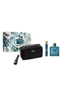 Produktbild: Versace Eros Eau de Parfum Geschenkset 2025-100 ml EDP, 10 ml Reisespray und Toilettenartikeltasche