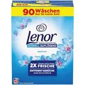 Produktbild: Lenor Waschmittel Aprilfrisch Vollwaschmittel, Pulver, schnell auflösend, 4,9kg, Waschladungen 90