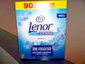 Produktbild: 🔝​1 x 4,95 kg Lenor Waschmittel Pulver Aprilfrisch Tiefenreinheit ( 90 WL )🔝​