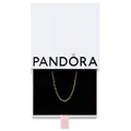 Produktbild: PANDORA Moments Verbundene Herzen Collier-Halskette aus Sterling Silber mit vergoldeter Metalllegierung, Kompatibel Moments Charms, Größe 45cm, 363334C00-45