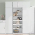 Produktbild: Highboard Weiß 70x41x185 cm Holzwerkstoff