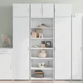 Produktbild: Highboard Weiß 70x41x185 cm Holzwerkstoff