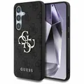 Produktbild: Guess Samsung Galaxy S25 Schutzhülle Cover Big 4G Logo Classic Schwarz