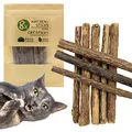 Produktbild: KaraLuna 8X Katzen Sticks I Katzen Zahnpflege & Katzen Kauspielzeug I Naturprodukt aus Matatabi Stick Katze Katzenminze Stick Baldrian Katze Cat Sticks Katzen Kaustangen Katzenspielzeug