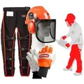 Produktbild: 574742a Kettensägen-sicherheitsset Helm Visier Handschuhe Beinschützer - Oregon