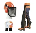 Produktbild: Oregon 3-tlg. Sicherheits-Set für Kettensäge: Hose, Handschuhe, Helm 574742A