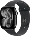 Produktbild: Apple Watch Series 11 (46mm) GPS Alu Sportarmband M/L (diamantschwarz/sch)