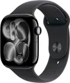 Produktbild: APPLE Watch S11 Aluminium 46mm Diamantschwarz (Sportarmband schwarz) M/L