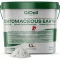 Produktbild: GiDeli Kieselgur 10 kg – Reines Diatomeenerde Pulver gegen Vogelmilben