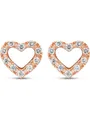 Produktbild: CHRIST Paar Ohrstecker CHRIST Damen-Ohrstecker 375er Roségold 20 Diamant
