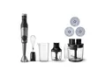 Produktbild: Philips Stabmixer HR2685/00 5000 Series, mit ProMix-Technologie, Becher, 1200 W, Schneebesen, Foodprozessoraufsatz und Zerkleinerer, Edelstahl/Schwarz